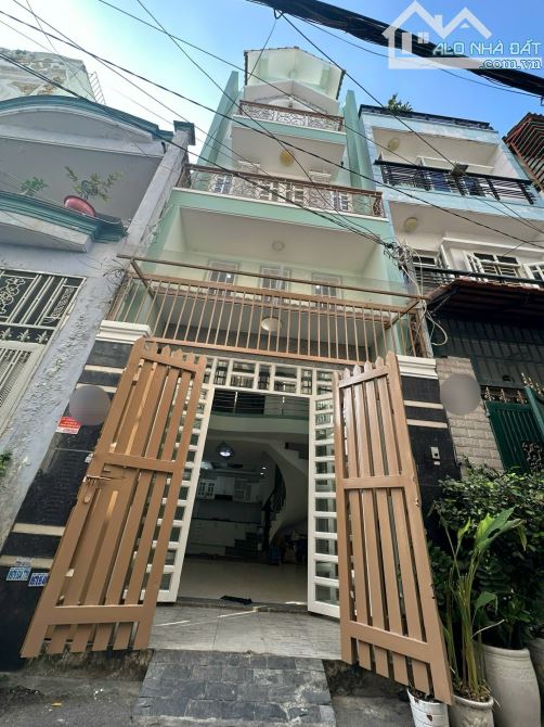 Gò Vấp P9 - 4 tầng 4pn - hẽm xh - gấp bán nhỉnh 5 tỷ. - 4