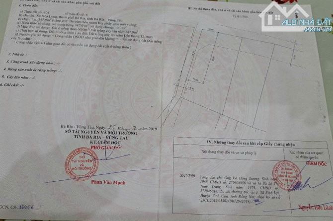 BÁN LÔ ĐẤT ĐẸP – GÓC 2 MẶT TIỀN ĐƯỜNG SỐ 10, XÃ HÒA LONG, TP. BÀ RỊA - 4
