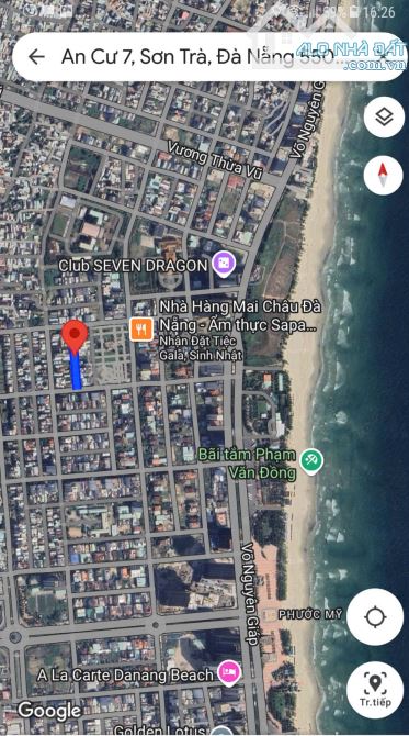 GIẢM 1TỶ! BÁN ĐẤT TẶNG NHÀ 2 TẦNG 105M2 – 10,48 TỶ - MT AN CƯ 7 - Q. SƠN TRÀ - 4