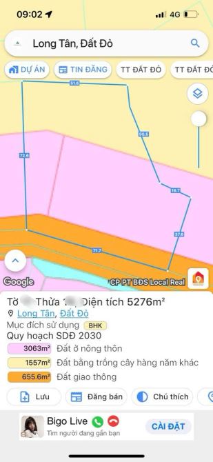 Long Tân- ngay Hồ Suối Môn - cách Tỉnh Lộ 997 200m 🌈DT 5276m2 - 4