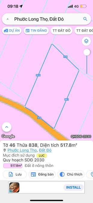 Ngay Cổng chính khu công nghiệp Đất Đỏ - Phước Long Thọ - Đất Đỏ -BRVT - 4