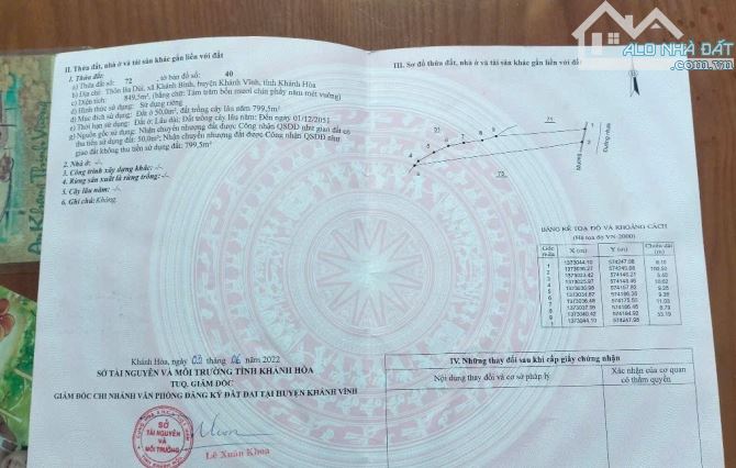 Bán đất Khánh Bình giá rẻ sẵn thổ cư mặt đường liên thôn rộng 7m - 5
