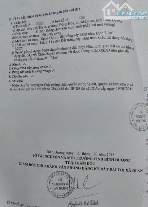 📌3.25 tỷ📌 Bán nhà cấp 4 gác lửng Big C Go  p. Đông Hoà Dĩ An 63m2 - 5