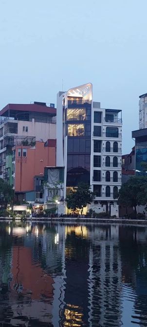 Đẳng cấp 8 tầng mặt Hồ 135 Đội Cấn, nội thất 5*, thang máy, vỉa hè đỉnh. Giá 32 tỷ - 5