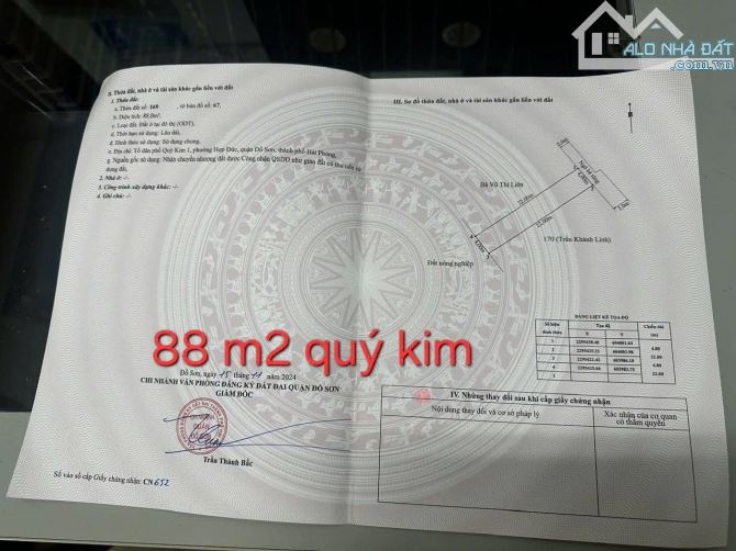 Bán lô đất tuyến 2 Quý Kim, Hợp Đức, Đồ Sơn, Hải Phòng  - Ngõ oto vào tận đất - 6