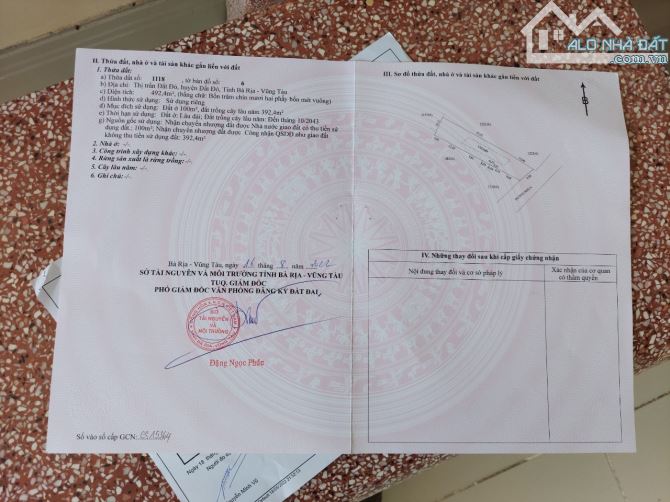 Bán lô đất mặt tiền đường Nam Kỳ Khởi Nghĩa - TT Đất Đỏ , gần trường cao đẳng nghề - 6