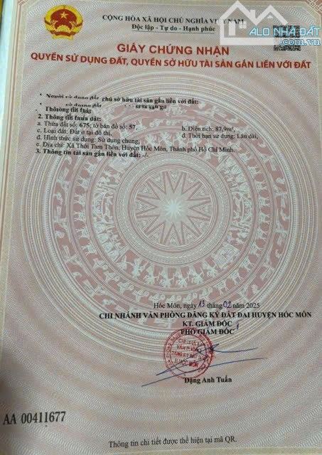 ❌ ra gấp căn 100m2 ở Tân Hiệp Hóc Môn 855tr sổ hồng riêng - 7