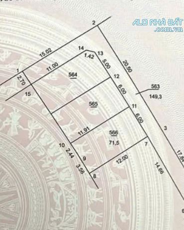 Bán đất Hồng Vân Thường Tín – 71,5m² – Gần khu TĐC – Ô tô vào tận nơi, hơn 3 tỷ