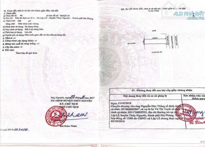 📣📣📣Chào bán Lô Đất  TĐC Visip Xã Lập Lễ (cũ)