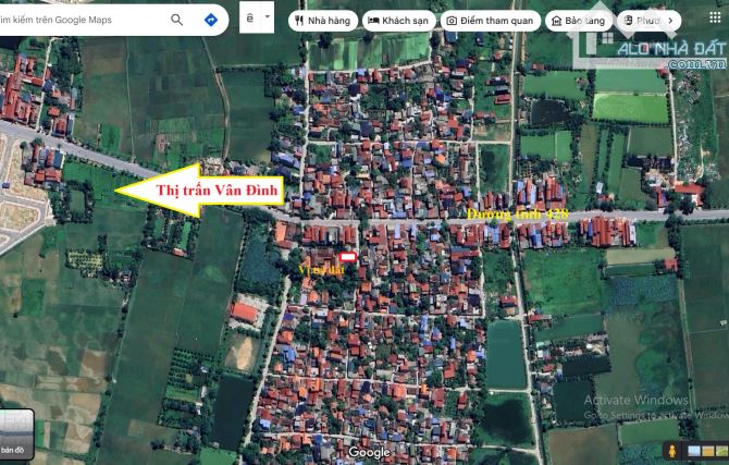 Cần bán đất Hậu Xá sát nhập TT Vân Đình, đường thông ô tô vào nhà cách TL 428 chỉ 50m