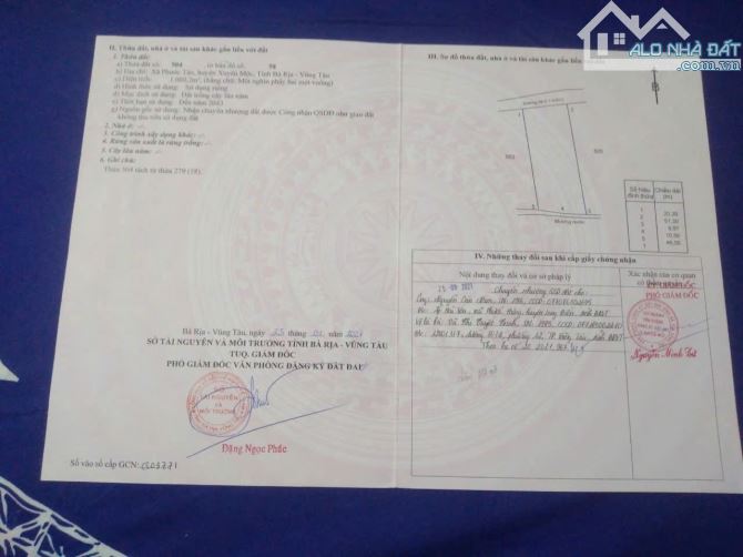 BÁN VƯỜN 1000M2  PHƯỚC TÂN NGAY GẦN TRUNG TÂM, GIÁ 1.5 TI, DT 1000M2 - 1