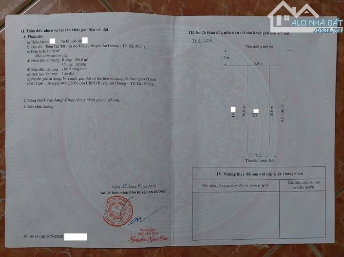 Đất phân lô Cái Tắt, ô tô tránh nhau, ngõ đi thông giá chỉ 3 tỷ đồng thỏa thuận - 1