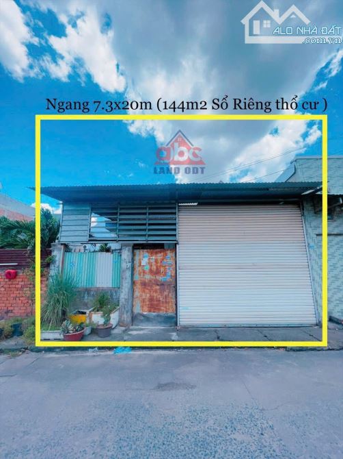 Bán Nhà Ngang 7.3m Vị Trí 2 Ql1A gần Cầu Sập khu thương mại Universe P.Tân Biên - 1