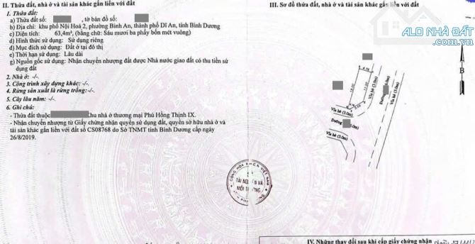 Đất 2 mặt tiền kdc Phú Hồng Thịnh gần làng đại học và BigC Go Tp. Dĩ An - 2