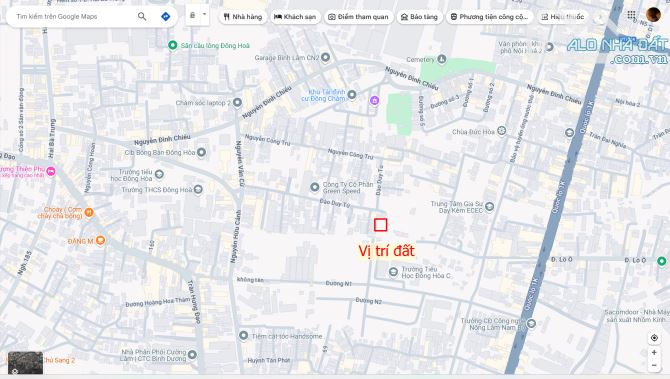 Bán đất 8x21m, hẻm Đào Duy Từ p.Đông Hòa gần trường cấp 1,2 - 2