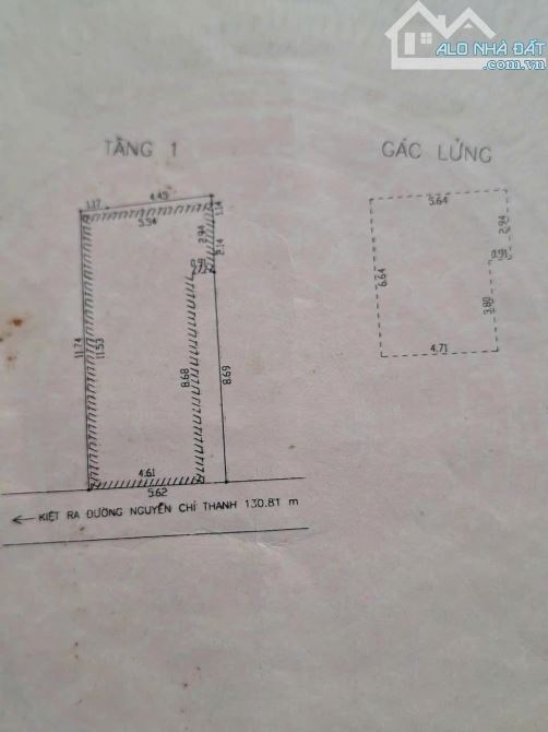 Nhà gác lửng kiên cố 66,4m² Ngang 5,6m K. Nguyễn Chí Thanh gần Cầu Sông Hàn Đà Nẵng 3,5 tỷ - 2