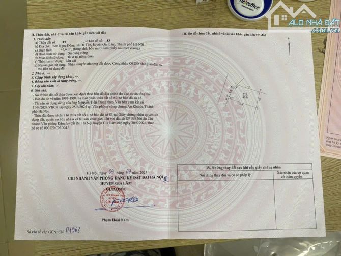 Bán đất Ngọc Động – Mặt tiền rộng – An sinh đỉnh – 46m2 – 4.1 tỷ - 3