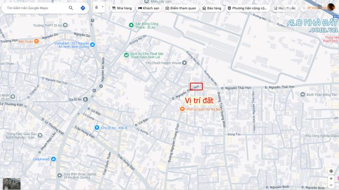 Bán đất 5.91x35.6m, mặt tiền Nguyễn Thái Học P.Tân Đông Hiệp kế chợ Dĩ An 1 - 3