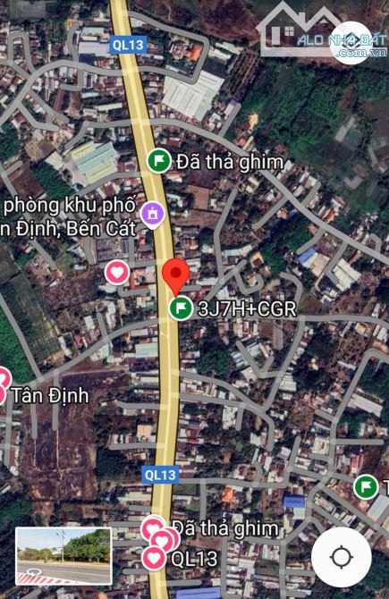 BÁN ĐẤT MT ĐL BÌNH DƯƠNG, P.TÂN ĐỊNH, TP.BẾN CÁT, DT: 15x75, TC300M2, SHR, GIÁ 15 TỶ - 5