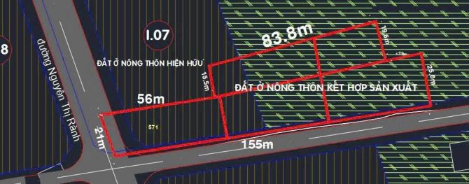 5000m2 đất góc 2 mặt tiền đường Nguyễn Thị Rành, xã Nhuận Đức giá 30 tỷ - 7