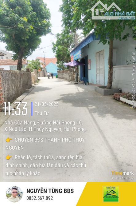 Bán đất tặng nhà cấp 4 phường Phạm Ngũ Lão, Thủy Nguyên