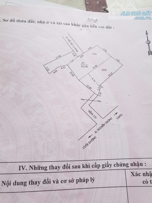 ĐẤT RỘNG 2MẶT TIỀN HẺM 110 CHỈ CÁCH  Đ.NGUYỄN THÔNG 30M AN THỚI, BÌNH THUỶ, TPCT - 1