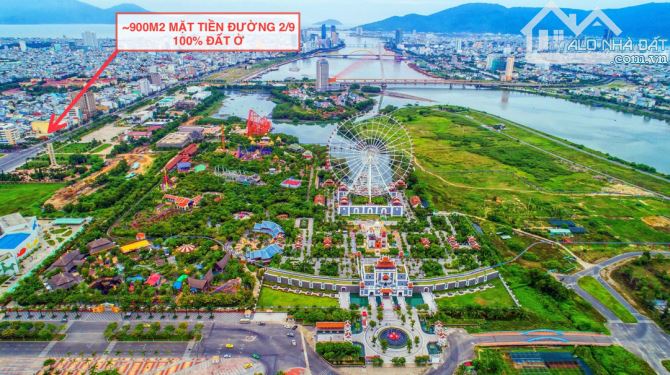 NGÂN HÀNG THANH LÝ ĐẤT MẶT TIỀN 2/9 ĐỐI DIỆN SUNWHELL NGAY TOÀ NHÀ 69 TẦNG 874M2 GIÁ 153TY - 2