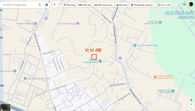 Bán đất 4.17x19m, hẻm Nguyễn Thị Tươi p.Tân Bình gần trường cấp 2 - 2