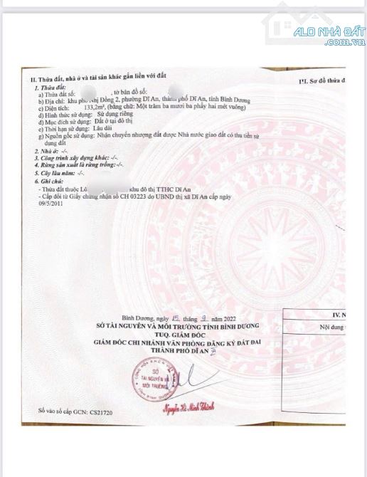 Bán Đất Đường Số 9 Trung Tâm Hành Chính Dĩ An , Mặt Tiền Kinh Doanh - 5