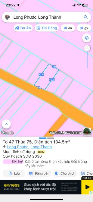 Bán lô đất long phước gần 67 giá mềm cho nhà đầu tư