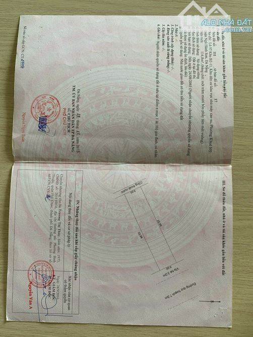 Bán đất đẹp Khuê Mỹ Đông 1 Ngũ Hành Sơn, Đà Nẵng. Vị trí tiềm năng Pháp lý rõ ràng giá tốt - 1