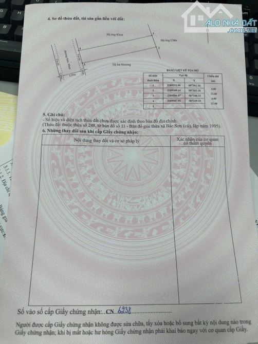 Bán 90m2 đất trục thôn 2 Bắc Sơn An Dương - 1