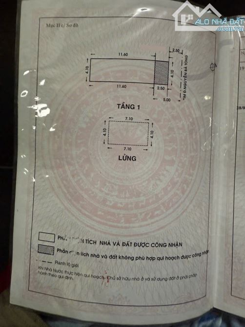 BÁN NHÀ MẶT TIỀN NGUYỄN BÁ TÒNG 4,1X15 SÁT LÝ THƯỢNG KIỆT CHỢ TÂN BÌNH CHỈ 7,6 TỶ - 3