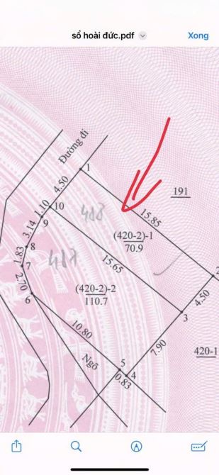 💥71m2 thôn 8 yên sở - ô tô thông - ko lỗi nhỏ - chỉ 7x - 3