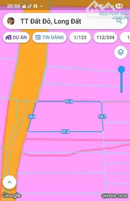 🌈🌈 NGANG 15M - ĐẤT MẶT TIỀN ĐƯỜNG NHỰA TRẦN HUY LIỆU - TRUNG TÂM TT ĐẤT ĐỎ - BRVT - 4