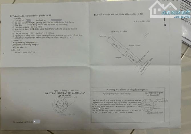 dãy nhà trọ 377m2 7ty6 TL MT kinh doanh, đường thông, p.Bình Hòa, Tp.Thuận An - 5