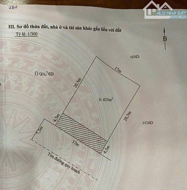 🍀 Bán đất biệt thự tuyến 2 Lê Hồng Phong  - Diện tích: 425m ( ngang 17m )  - Vị trí: Lô 1 - 1