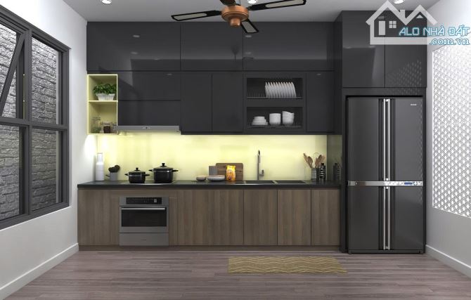 TÒA NHÀ 6 TẦNG MẶT NGÕ 4 KIM ĐỒNG, HOÀNG MAI, 100M, VIEW HỒ, Ô TÔ, THANG MÁY, KINH DOANH, - 1