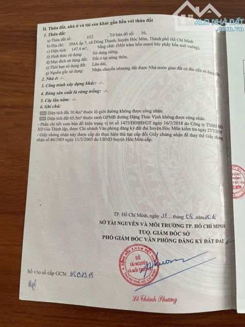 BÁN NHÀ (8x25) MẶT TIỀN ĐẶNG THÚC VỊNH, ĐÔNG THẠNH, HÓC MÔN GIÁ CHỈ 13.8 TỶ - 1