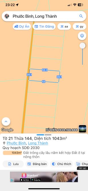 Cần bán 1 sào phước bình gần đường chính giá mềm - 1