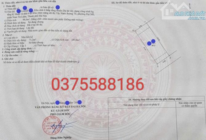 CHÍNH CHỦ BÁN LOUIS ĐẠI MỖ GIÁ CHỈ 25 TỶ - 2