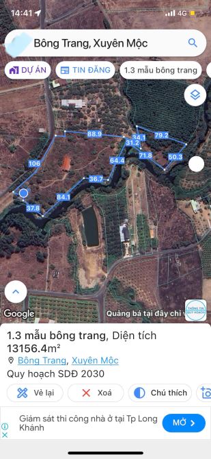 DT: 13.000m2 Giá: 19 Tỷ. Đất Mẫu xã Bông Trang, Huyện Xuyên Mộc, BRVT - 6