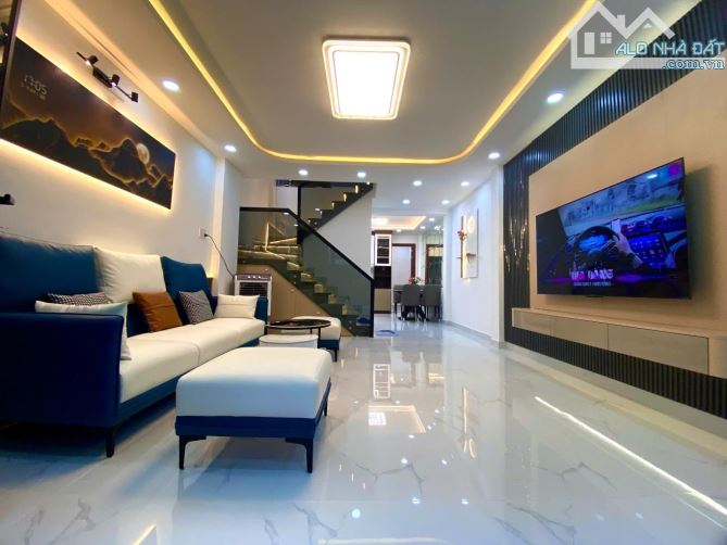 Bán nhà đẹp TTQ7 - 4,25 x 12,35 - 2 tầng 3 pn - Full NT - Nhỉnh 6 tỷ - 9