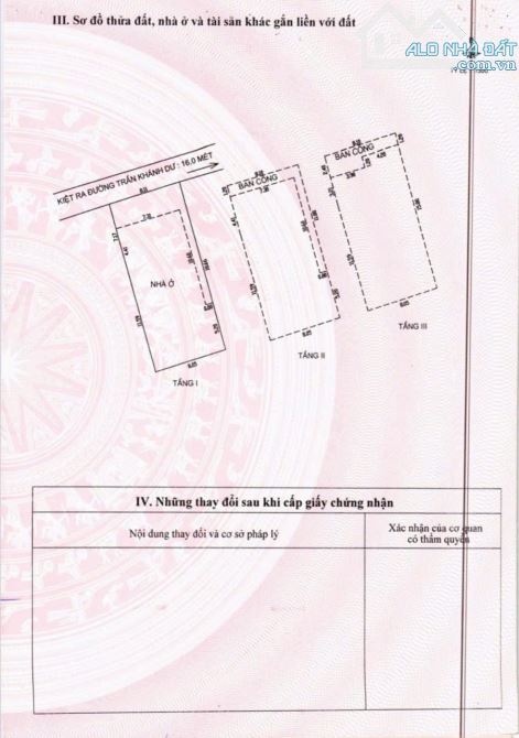 BÁN NHÀ 3 TẦNG MT TRẦN KHÁNH DƯ - PHỐ TÂY AN THƯỢNG GIÁ 15.8 TỶ TL