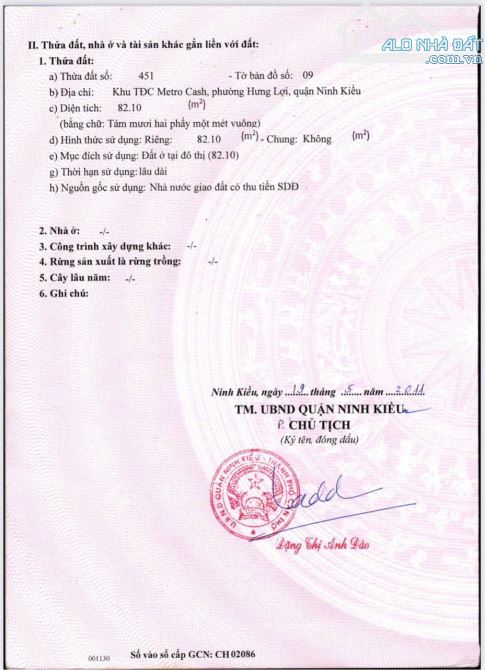 Bán gấp nhà 7 Tỷ 1t1l mặt tiền đường Ngô Sỹ Liên,kdc Metro, Q Ninh Kiều, TPCT - 1