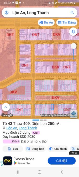 Chính chủ gửi bán 250m2 ONT, nằm trong khu nhà vườn biệt thự, đối diện công viên cây xanh. - 1