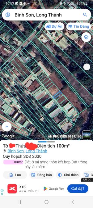 Cắt lỗ lô đất ngay bên cạnh KCN Lộc An Bình Sơn cách DT769 chỉ 1km. - 1