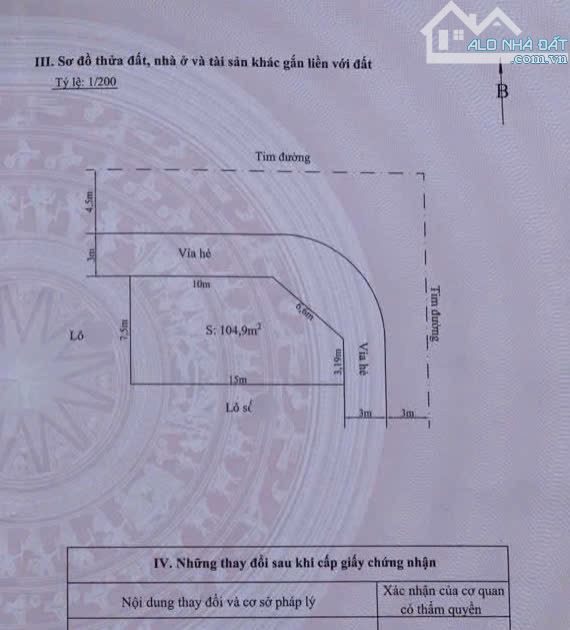 Lô góc 105m2 hai mặt đường Đất tái định cư Nam Hải 1_ cạnh Đồng Dứa - 1