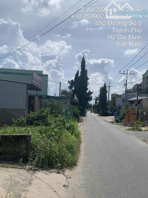 Bán lô đất Tân Phú Trung Củ chi diện tích 161m2 sổ hồng riêng, giá 765 triệu, đường 10m - 2