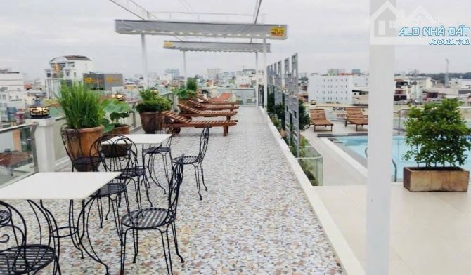 BÁN KHÁCH SẠN CAO CẤP – GÓC 2 MẶT TIỀN ĐỐNG ĐA  P.2, Q. TÂN BÌNH DT:26x27 KC:Hầm 7 Tầng - 3
